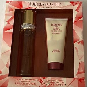 Elizabeth Taylor Diamonds & Rubies 2 Piece Gift Set